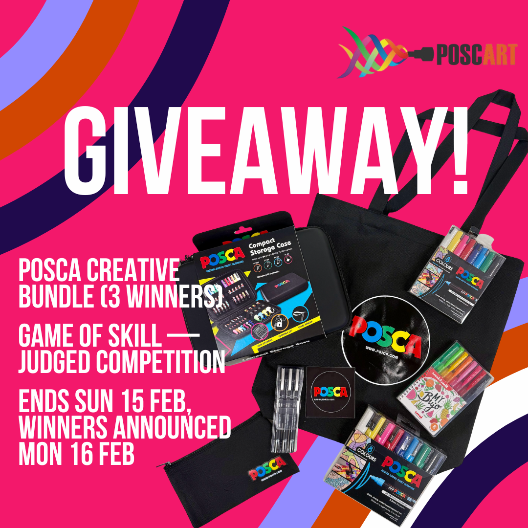 Posca giveaway